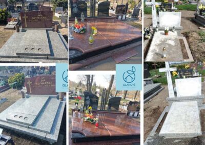 Sprzątanie grobów i czyszczenie nagrobków