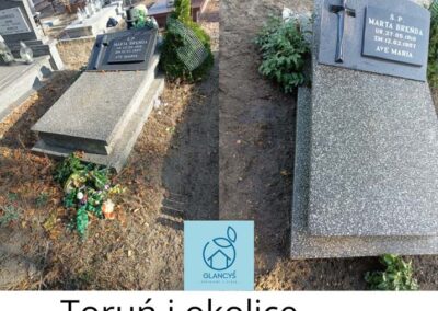 Sprzątanie grobów i czyszczenie nagrobków